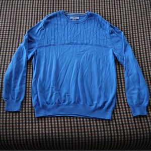 SunRiver blue long sleeve crewneck sweater - Men’s size L